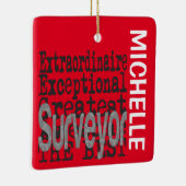 Surveyor Extraordinaire CUSTOM Keramisch Ornament (Rechts)