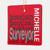 Surveyor Extraordinaire CUSTOM Keramisch Ornament (Links)