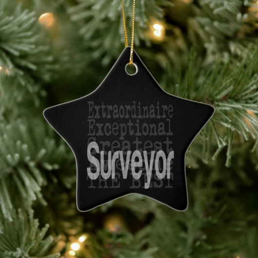 Surveyor Extraordinaire Keramisch Ornament (Boom)