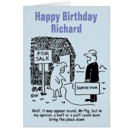 Surveyor geeft pig zijn evaluatie van een eigendom