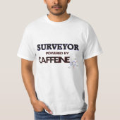 Surveyor Powered by caffeine T-shirt (Voorkant)