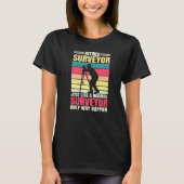Surveyor Revermoeid Land Survey Retro  Reti T-shirt (Voorkant)