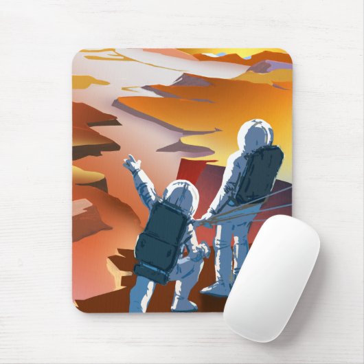  "Surveyors Gezochte" Mars-rekrutering Muismat (Met muis)