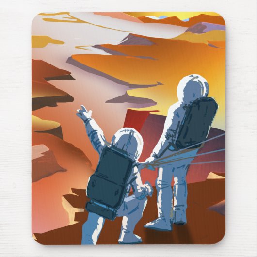 "Surveyors Gezochte" Mars-rekrutering Muismat (Voorkant)