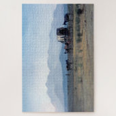 Surveyors Wagon in de Rockies, Albert Bierstadt Legpuzzel (Verticaal)