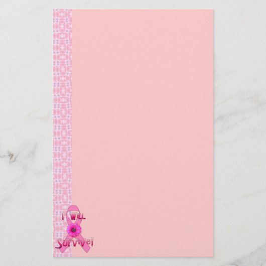 Survieve borstkanker briefpapier (Voorkant)