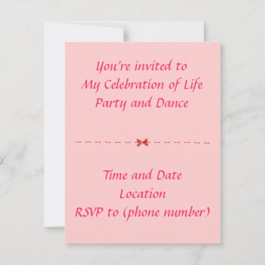 Survieve borstkanker kaart (Achterkant)