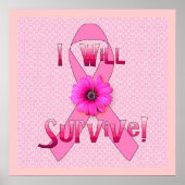 Survieve borstkanker poster (Voorkant)