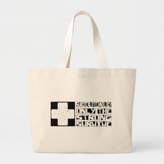 Survieve chirurgische technologie grote tote bag (Voorkant)