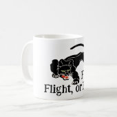Survival instinct Fight, Flight, or Film? Choices Koffiemok (Voorkant links)