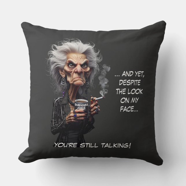 Survival Juice Kussen (Voorkant)