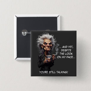 Survival Juice Vierkante Button 5,1 Cm