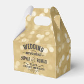 Survival Kit met champagne en grijs huwelijk Bedankdoosjes (Voorkant Zijde)