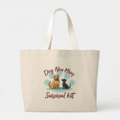 Survival Kit-Tas Grote Tote Bag (Achterkant)