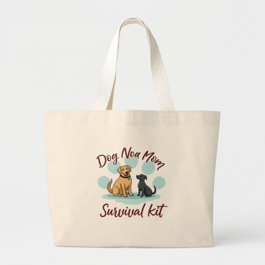 Survival Kit-Tas Grote Tote Bag (Voorkant)