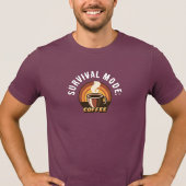 Survival Mode Coffee • Funny Coffee Lover Design Tri-Blend Shirt