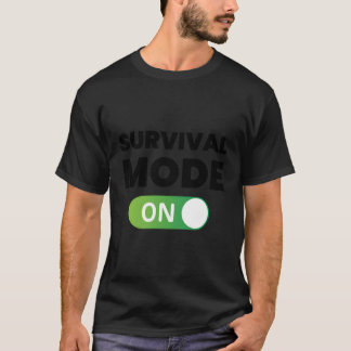 Survival Prepper Bug Out Bunker-voorraad T-shirt