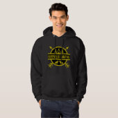 Survivalist Camping Bushcraft Hoodie (Voorkant volledig)