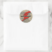 Survivalist Prepper Ronde Sticker (Tas)