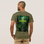 Survivalist SHTF Design T-shirt (Achterkant volledig)