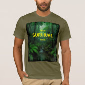Survivalist SHTF Design T-shirt (Voorkant)