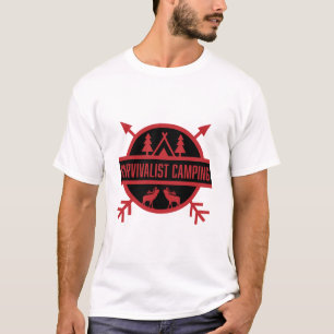 Survivalistisch kamperen Bushcraft T-shirt