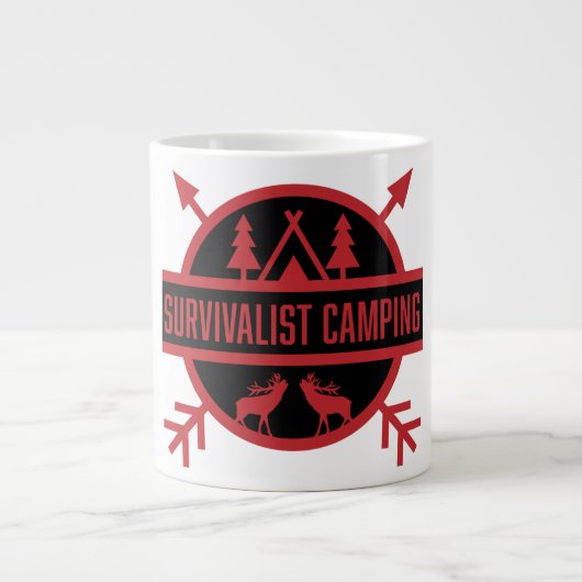 Survivalistische Camping Bushcraft Mok (Voorkant)