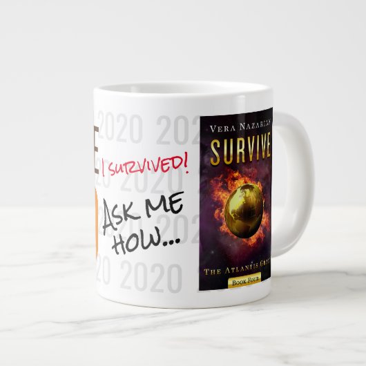 Survive 2020 - LABEL Grote Koffiekop (Voorkant rechts)
