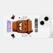 "Survive Monday. BREWED to…" Coffee Mug – Fun Desi Case-Mate iPhone Case (Achterkant (horizontaal))
