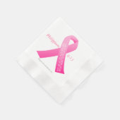 SURVIVE roze lint Servet (Hoek)