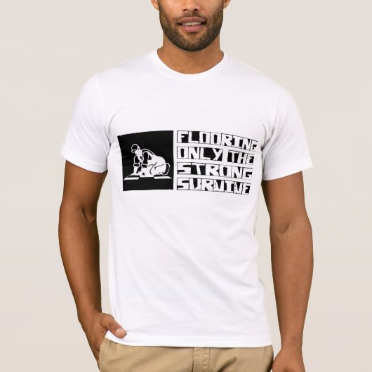 Survive vloerbedekking t-shirt (Voorkant)