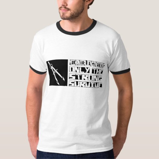 Survive voor mechanische engineering t-shirt (Voorkant)