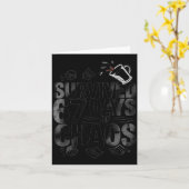 Survived 67 Days Of Chaos Funny Teacher Coffee  Kaart (Gele Bloem)