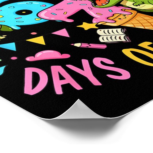 Survived 67 Days Of School T-rexes Funny Six Seven Poster (Hoek)