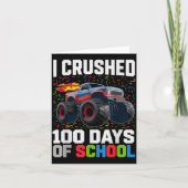 Survived I Crushed 100 Days School Monster 1st Gra Kaart (Voorkant)