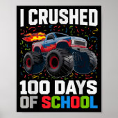 Survived I Crushed 100 Days School Monster 1st Gra Poster (Voorkant)