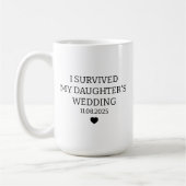 Survived My Daughter's Wedding Mug Gift for Mother Koffiemok (Links)