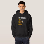 Survived The CPA Exam Certified Accountant Hoodie (Voorkant volledig)