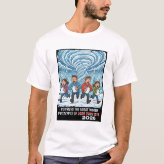 Survived The Great Winter Apocalypse 2026 T-shirt