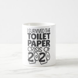 Survived Toilet Paper Crisis 2020 Funny Meme Koffiemok