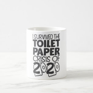 Survived Toilet Paper Crisis 2020 Funny Meme Koffiemok