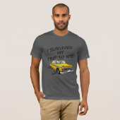 Survived Trip NYC Funny T-shirt (Voorkant volledig)