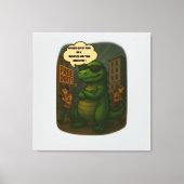 Surviving 2025: Dino Style Canvas Afdruk (Voorkant)