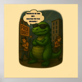 Surviving 2025: Dino Style Poster (Voorkant)