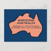 Surviving Australia Briefkaart (Voorkant)