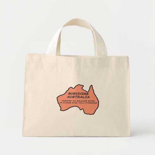 Surviving Australia Mini Tote Bag (Voorkant)