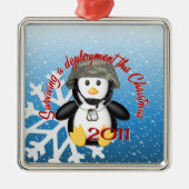 Surviving Deployment 2011 Penguin Metalen Ornament (Voorkant)