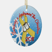 Surviving Deployment 2011 Yellow Ribbon Keramisch Ornament (Rechts)