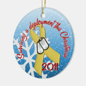 Surviving Deployment 2011 Yellow Ribbon Keramisch Ornament (Links)