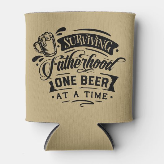 Surviving Fatherhood Een Bier per Tijd Blikjeskoeler (Voorkant)